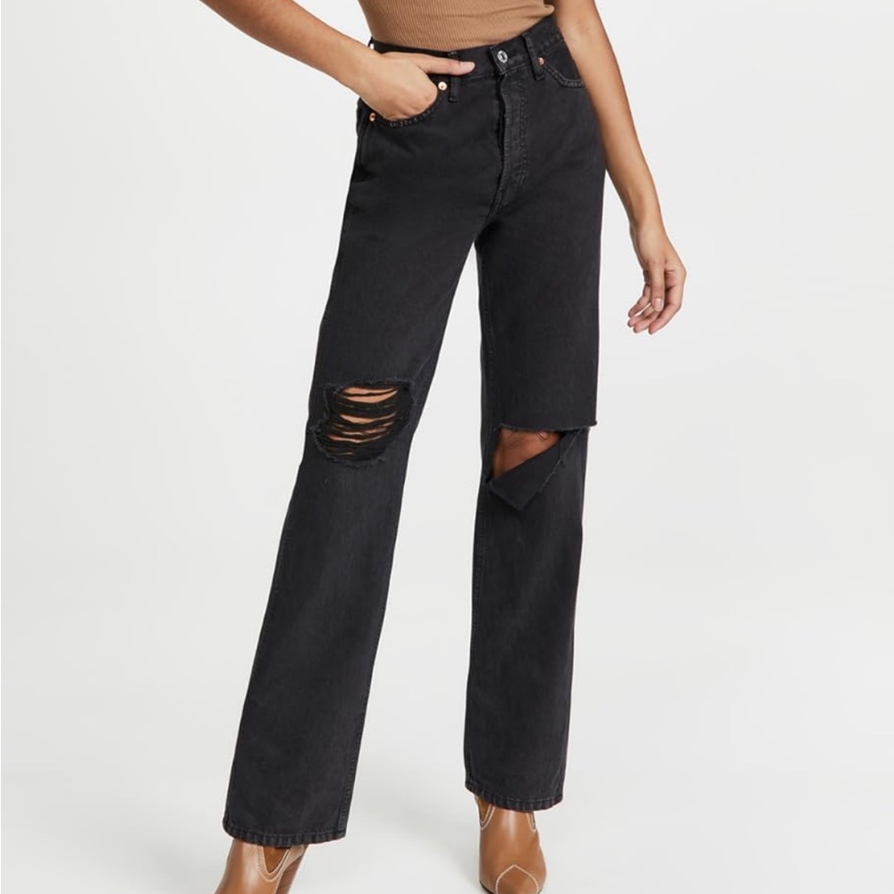 RE/DONE High Rise Rigid Loose Jean